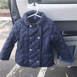 Baby Gap puffer coat size small 4 toddler PLUS blue Scooter