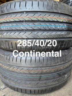 285/40/20 (2) Continental EcoConctact 6Q MO