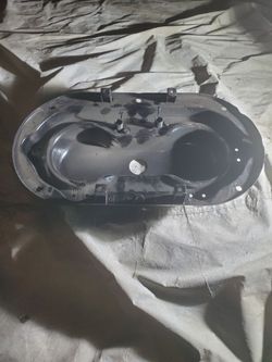59 impala Headlight Buckets  powder coated