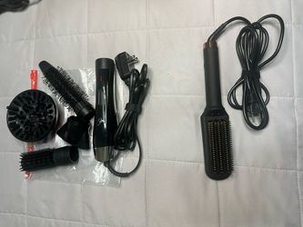 Sutra Dryer Brush + Sutra Ceramic Straightening Brush