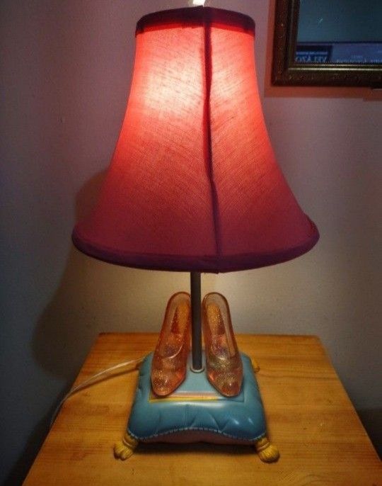 Pink Princess Lamp - Girl's Room Princess Decor - Children's Lighting