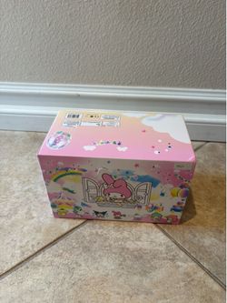 Case of Sanrio Characters blind boxes.