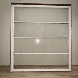 Vintage 4 Panel Window 