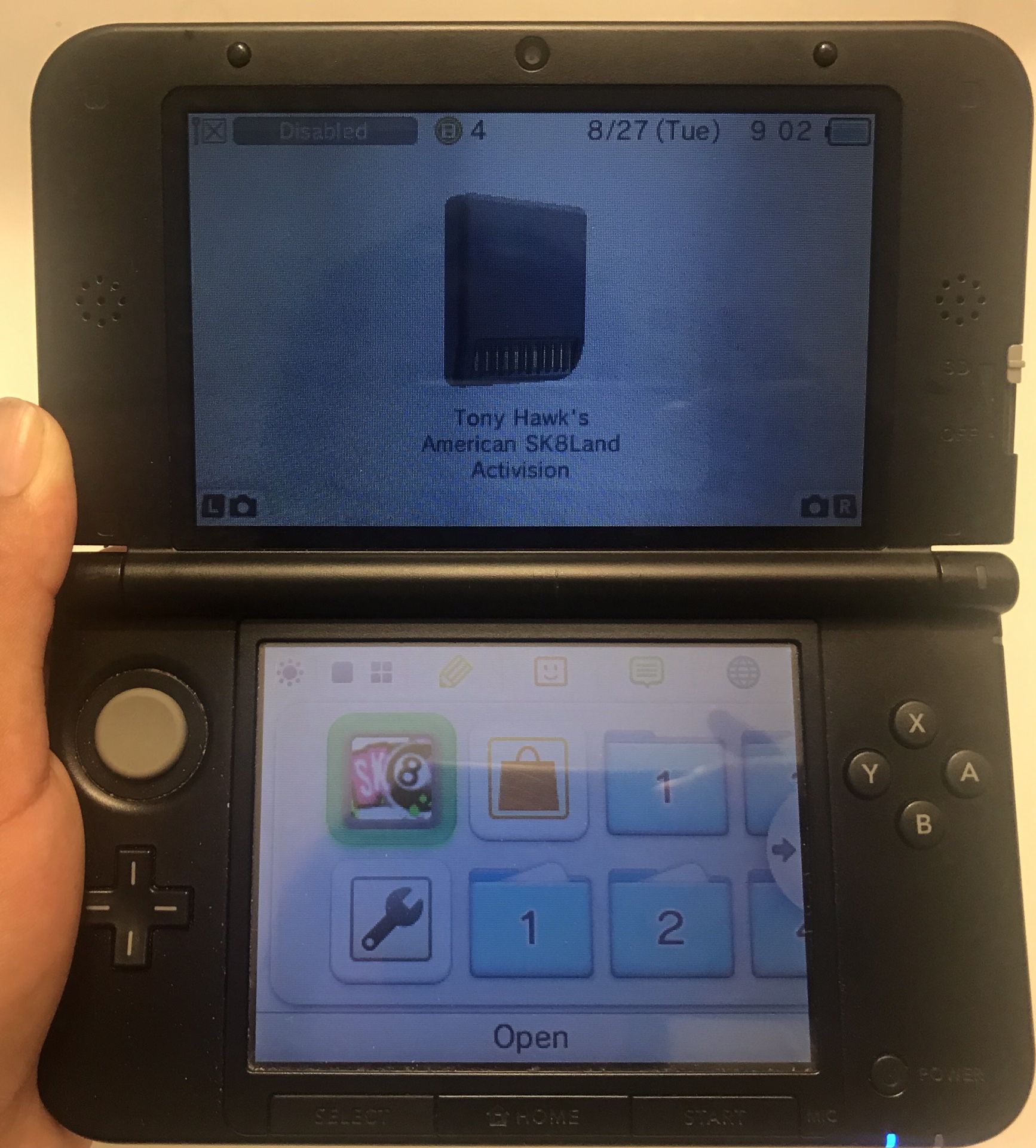 3DS XL Blue Nintendo