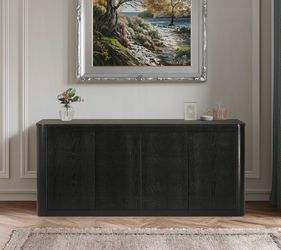 Black RH only Dupe server, modern RH inspired black server, free delivery ✅ modern server