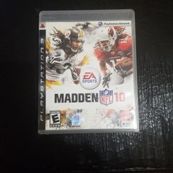 Madden NFL 10 PS3 Video Game