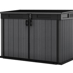 New in box Keter Cortina Mega Storage Shed - Grey