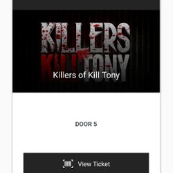 Killers Of Kill Tony Ticket