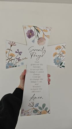 Serenity Prayer Cross