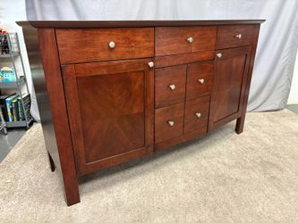 HAMILTON & SPILL Cherry Finish Solid Wood Sideboard