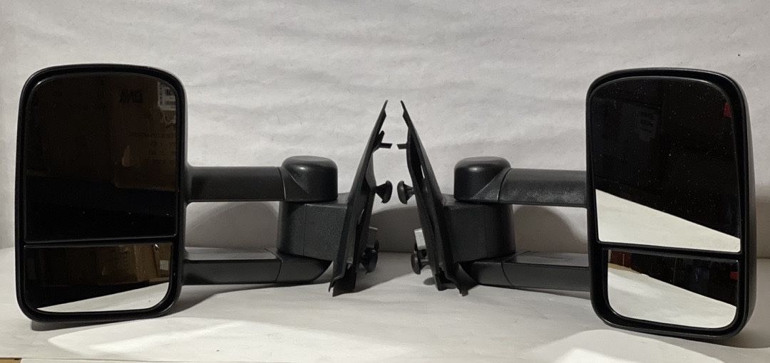 1997 to 2003 Ford F-150 F-250 Light Duty Manual Towing Mirrors Espejos Retrovisores Manuales F150