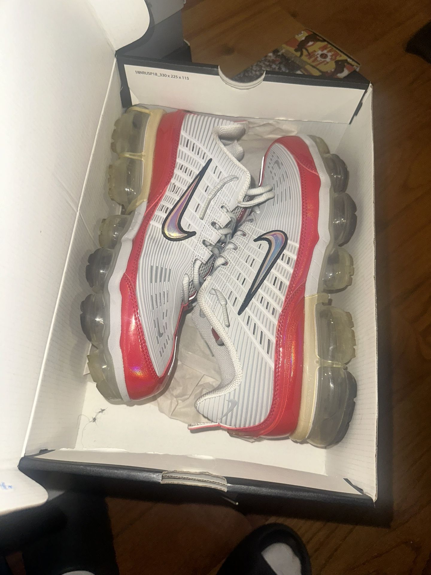 Nike Vapormax 360 OG Grey Red Size 10