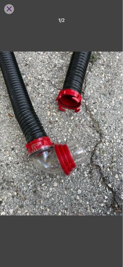 RV power cord + Sewer pipe