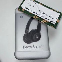 Beats By Dre Solo 4 Headphones New - Pay $1 To Take It Home Today and pay the rest later.