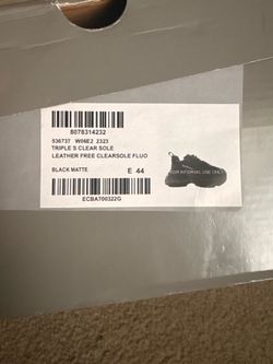 Balenciage Triple  Clear Sole