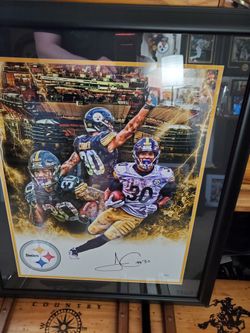 James Conner Signed 16 x 20.