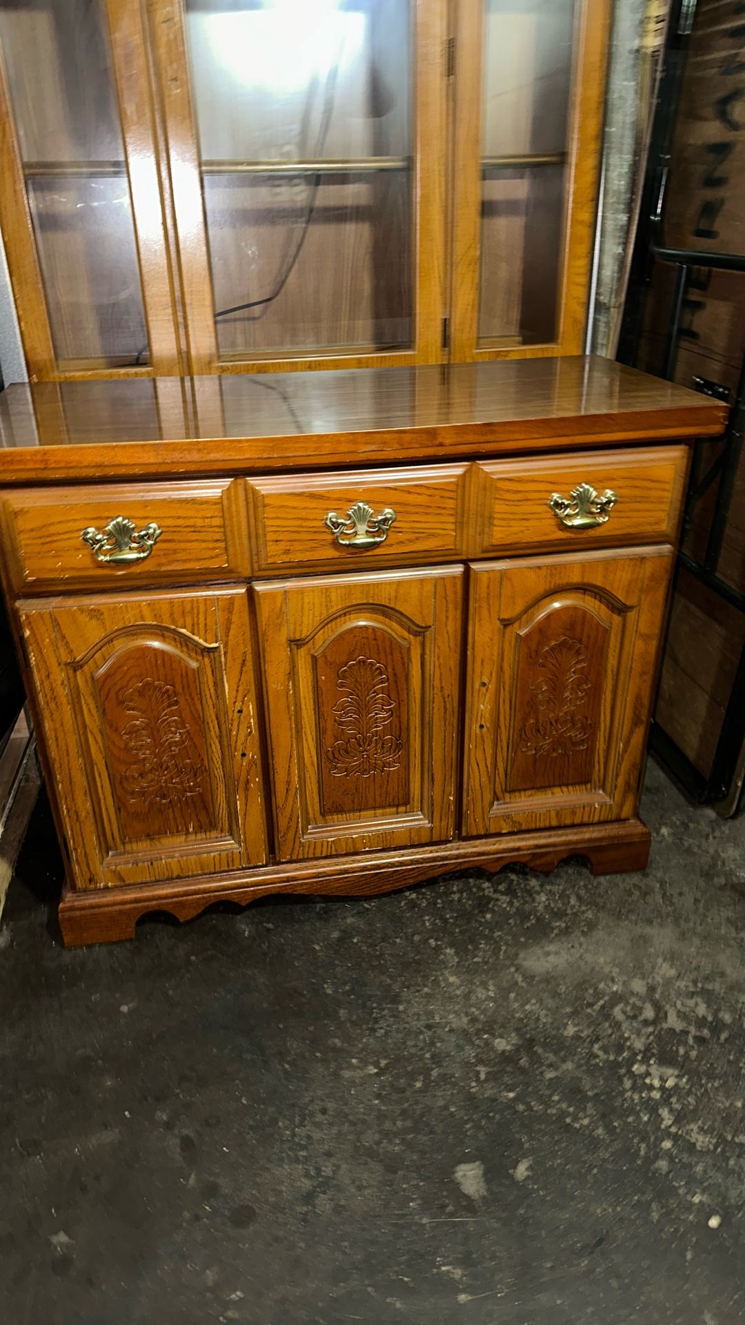 China Cabinet With Buffet Cabinet