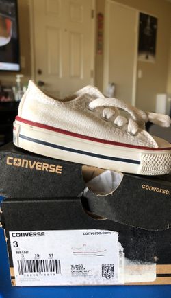 CONVERSE OPTICAL WHITE (size US 3 INFANT)
