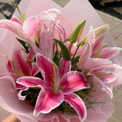 Lilys Bouquets/Ramos De Lirios Rosadas 💕💐