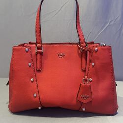 Guess Hand Bag Red w/Strap