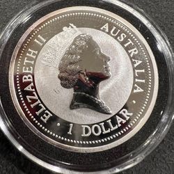1997 Australian Kookaburra Silver Coin
