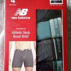 NB Athletic Mesh Boxer Brief For Mens 4 boxers In The Package