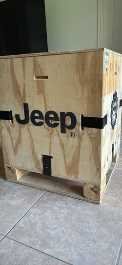 Jeep wooden box