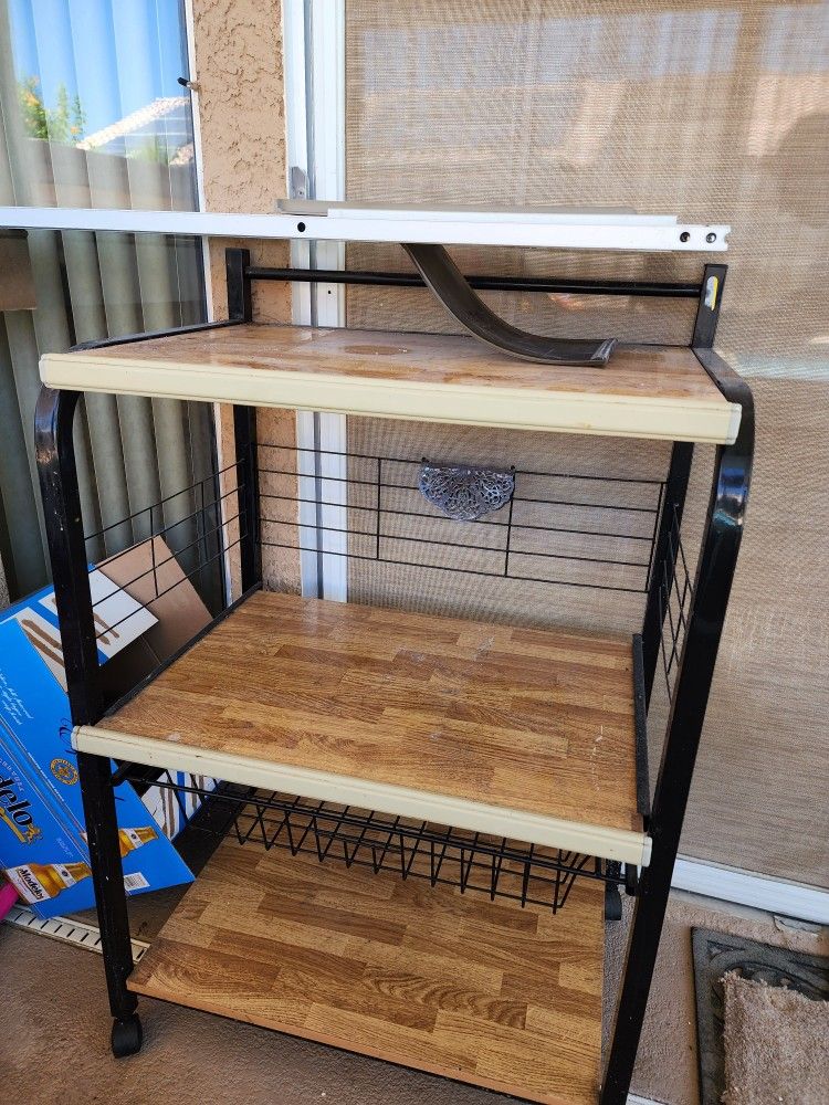 Microwave Rack Stand Kitchen