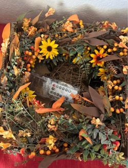 Artificial autumn wreath ✨🍂🌻🍂🌾