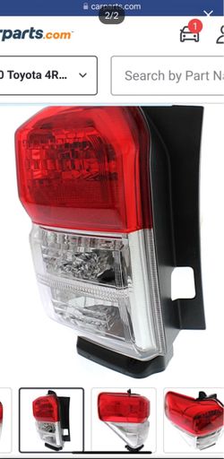 2010 to 2014 Toyota 4 Runner Rear Headlights