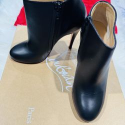 Christian Louboutin Leather Ref-Sole Ankle Boots
