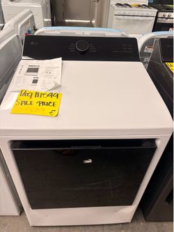 Lg white electric dryer only