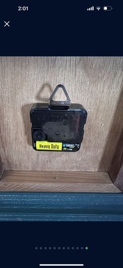 Vintage Hand Crafted Moon Face Clock Very Unique  Thumbnail