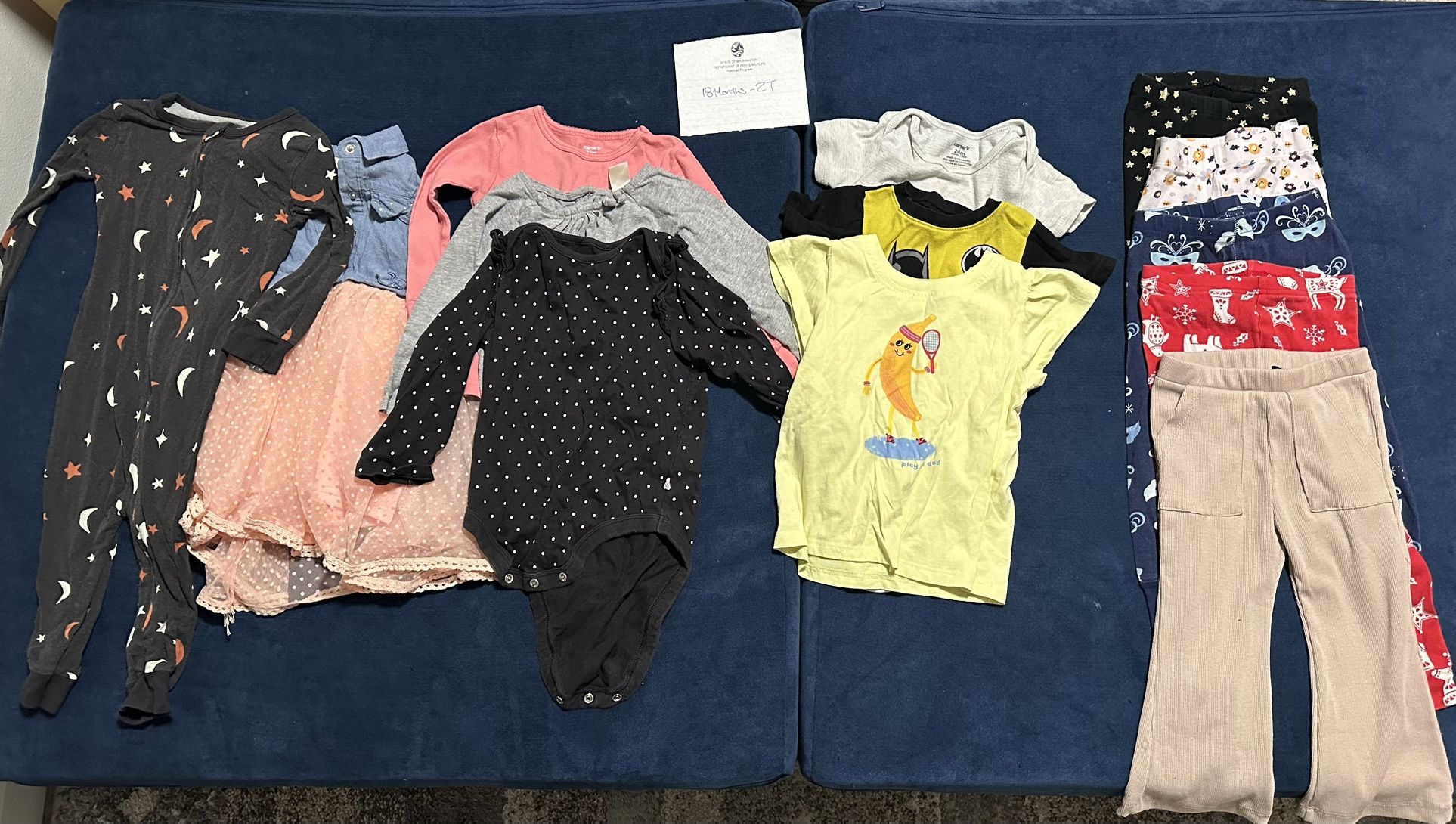 Baby Girl Clothes 18 Mo - 2T