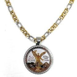 Centenario Pendant Stainless Steel With Chain