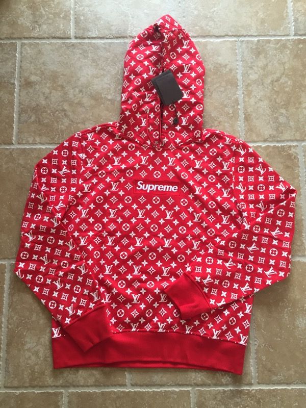 Get Buy Supreme x Louis Vuitton Hoodie Cheap 