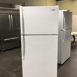 Whirlpool Top Freezer Refrigerator 18Cu Ft Apartment Size 