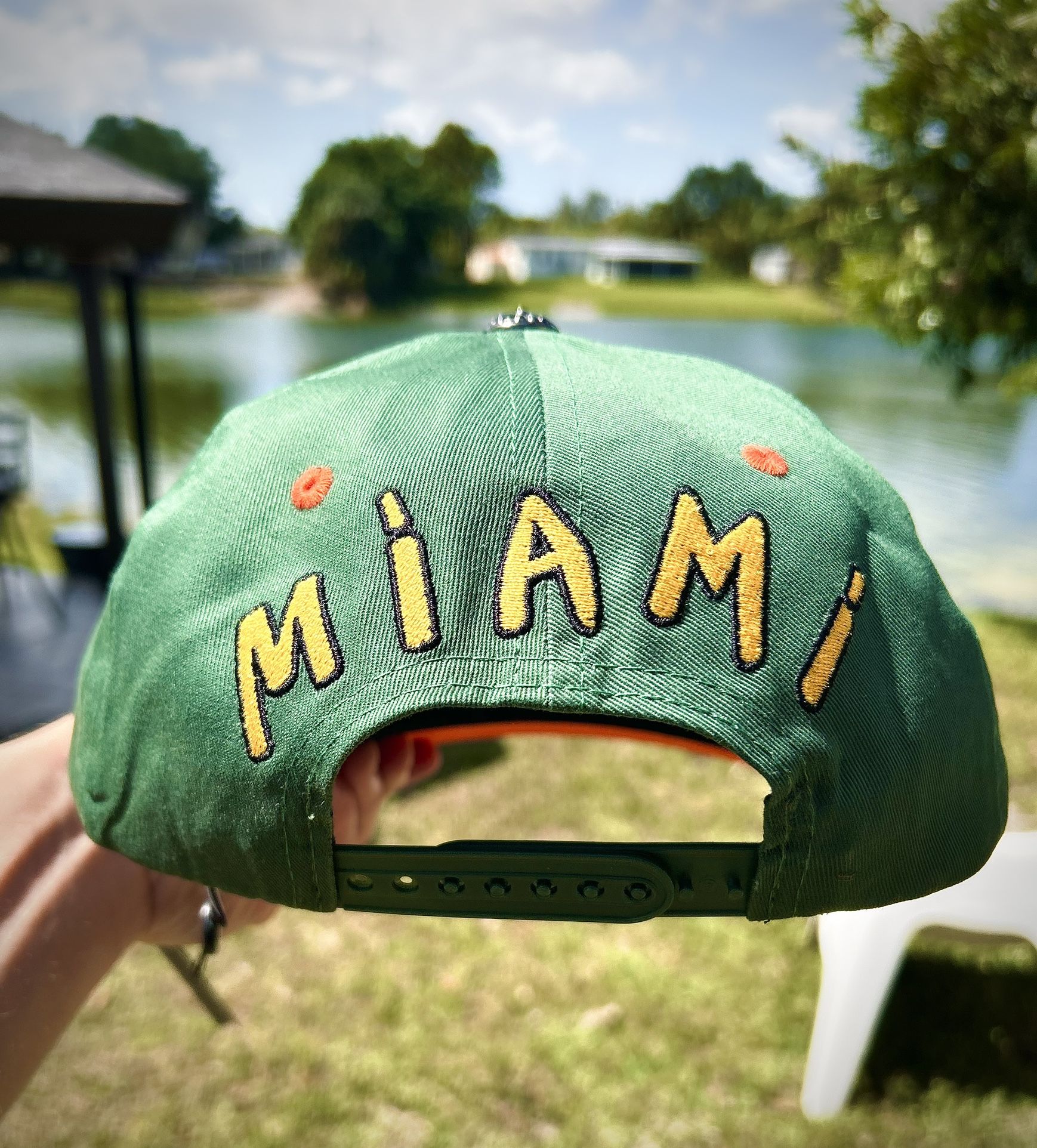 Chrome Hearts “Miami Art Basel” Limited Edition Hat (Green/Orange