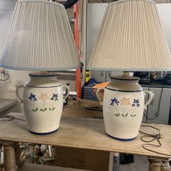 Pair Of Vintage Lamps