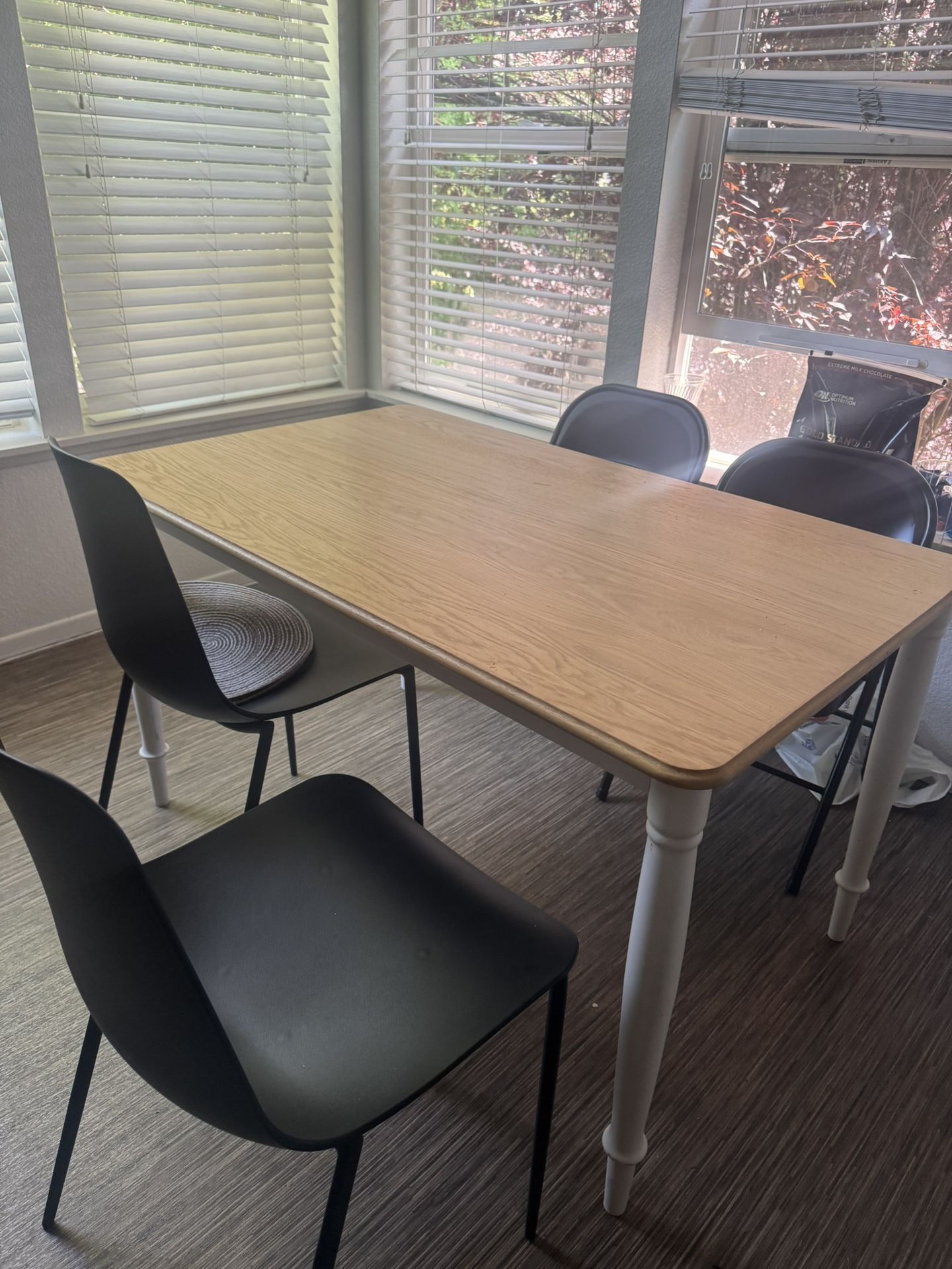 Dinning Table (IKEA) With 4 Chairs