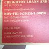 Creighton loans & Music