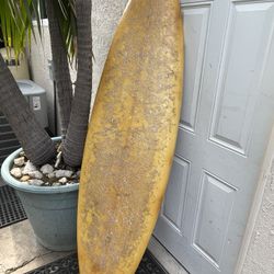 1970s Style Single Fin Surfboard 