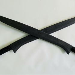 Polypropylene Martial Arts Training Swords Pinuti Pair Double Decorative Blunt Dull