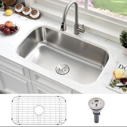 TODAY’S SPECIAL!!! $75: 31 Inch Undermount Kitchen Sink Stainless Steel 31x18x9"' Kitchen Sink