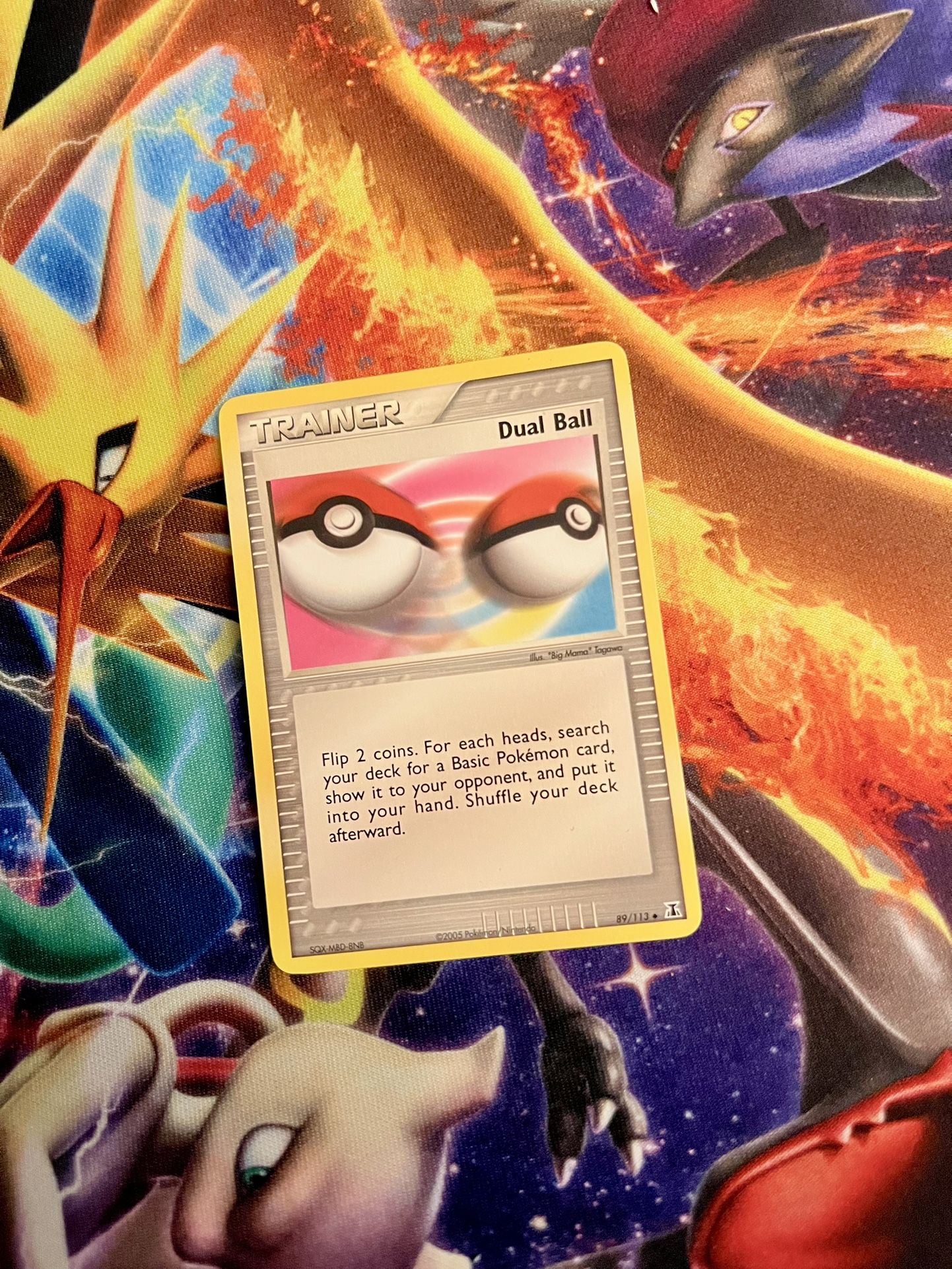 Pokemon Dual Ball EX Delta Species Card 2005