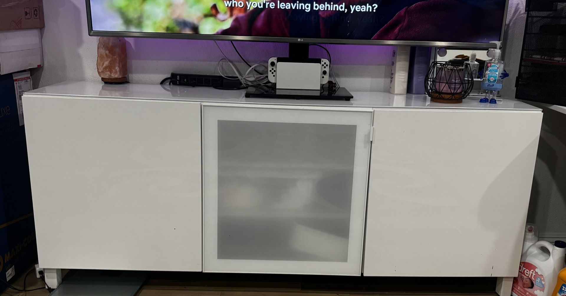 Tv Stand White With Drawers