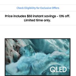 43in Samsung Qled Vision Ai Smart Tv