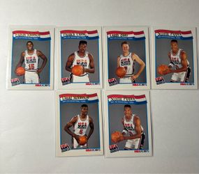 1992 Dream Team Basketball LOT OF 6 CARDS MAGIC BIRD EWING