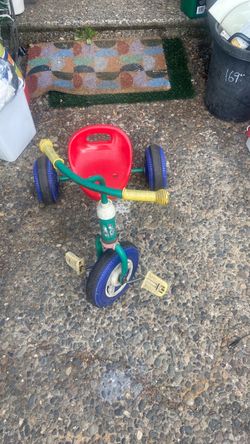 Tricycle price 10$. Pick up. E. Side 72. and Grand view. Ave. E.  Tacoma