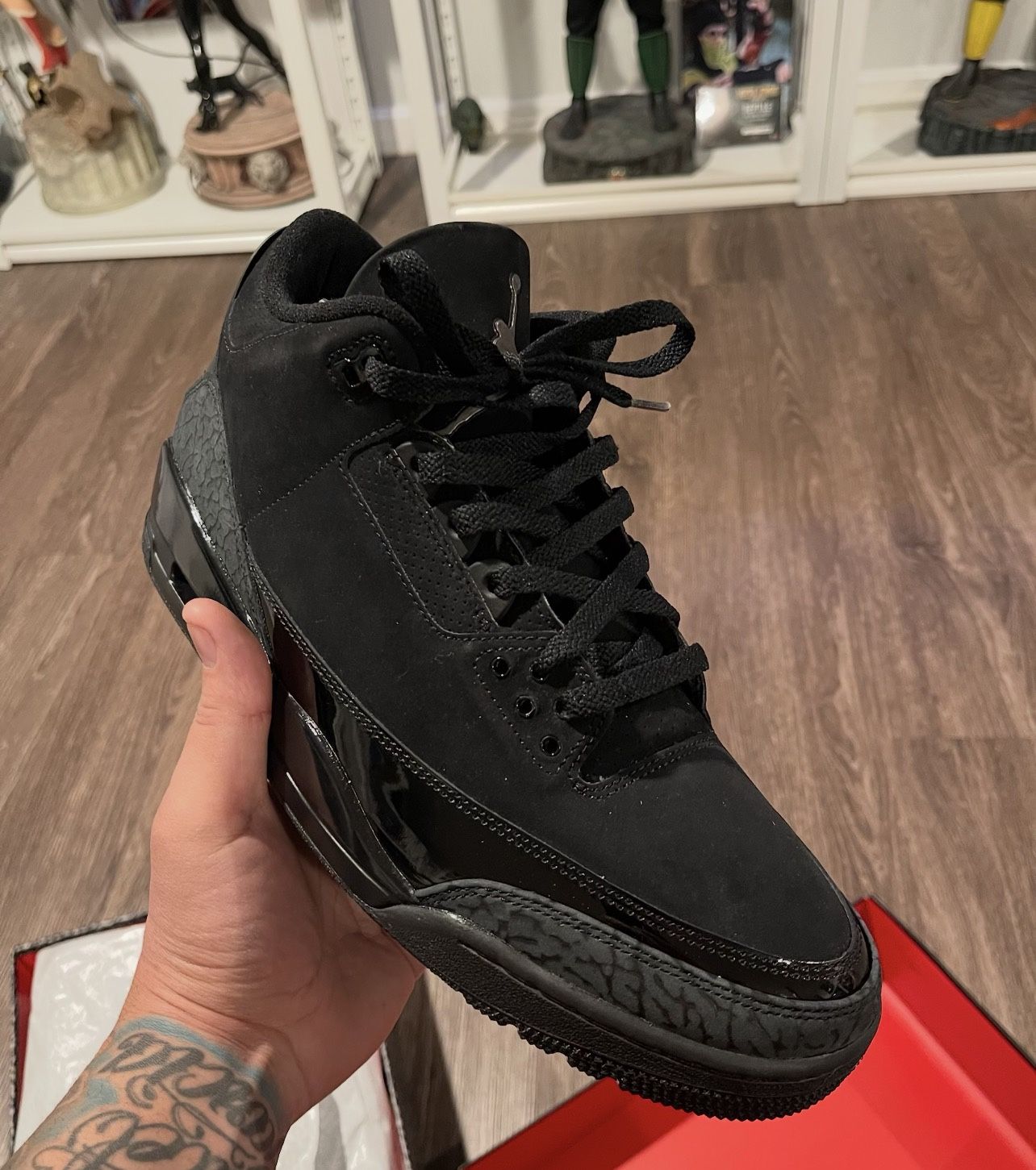 Jordan Retro 3 Black Cat Size 13